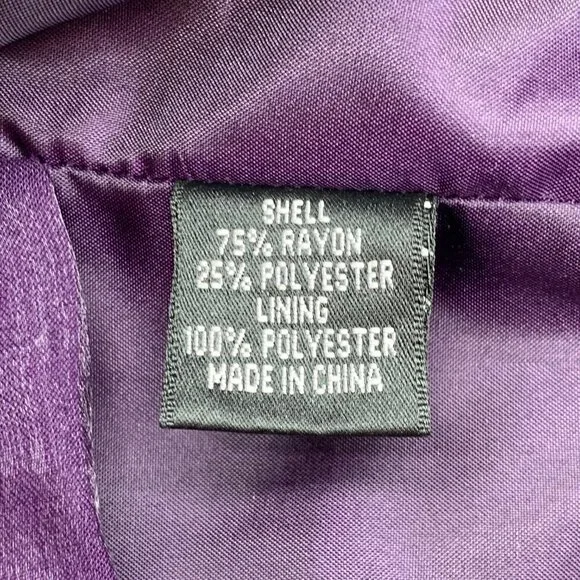 Adrianna Papell Purple Sleeveless Cocktail Dress - Picture 5 of 6